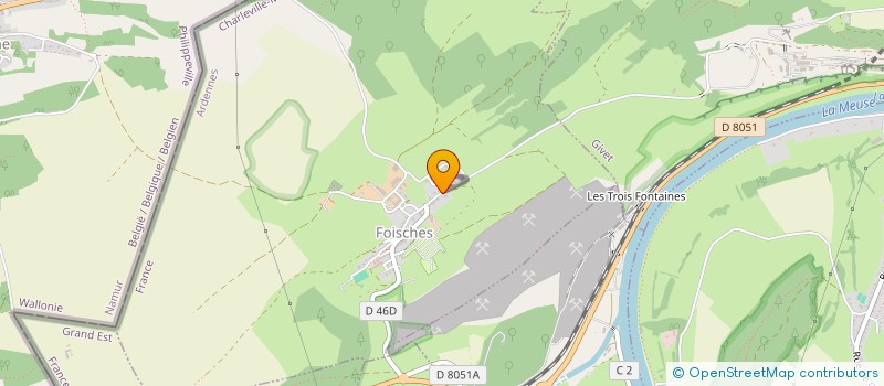 localisation de l'entreprise CERCLE MESS à GIVET