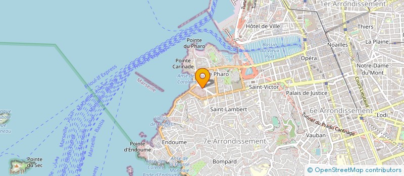 localisation de l'entreprise CERCLE MESS DE LA BASE DE DEFENSE DE MARSEILLE AUBAGNE à MARSEILLE