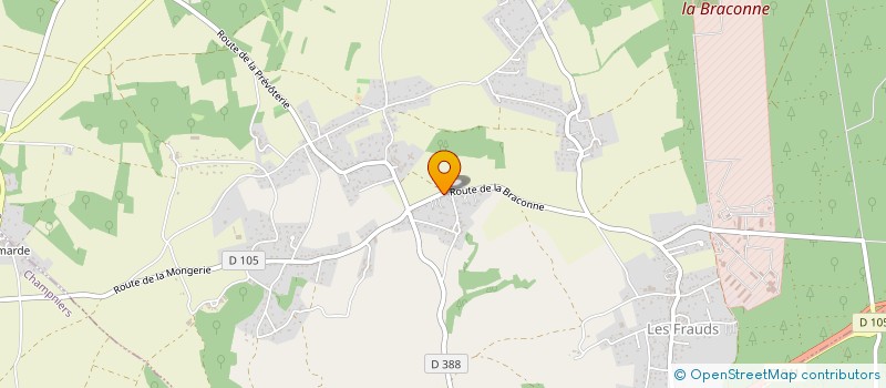 localisation de l'entreprise CERCLE MESS DU 515 RT à BRIE