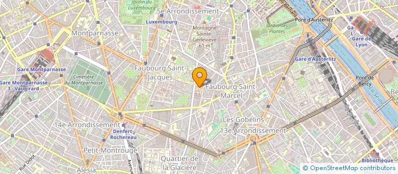 localisation de l'entreprise CERCLE MESS MIXTE DE LOURCINE à PARIS