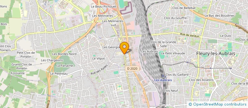 localisation de l'entreprise CERCLE MICHELET HALTEROPHILIE à ORLEANS