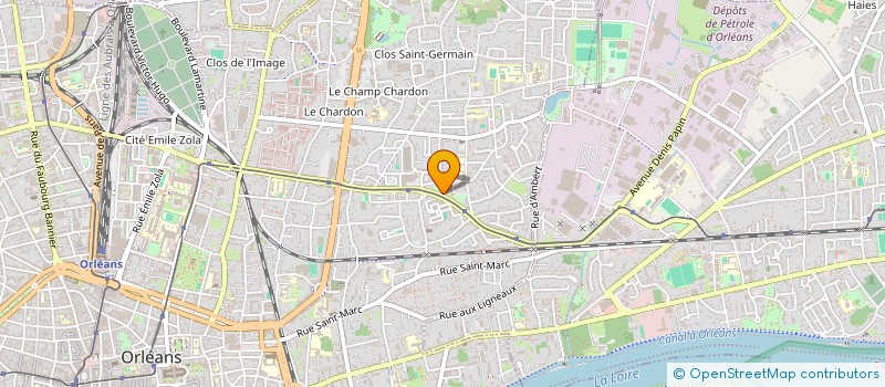 localisation de l'entreprise CERCLE MICHELET ORLENAIS HALTEROPHILIE . à ORLEANS
