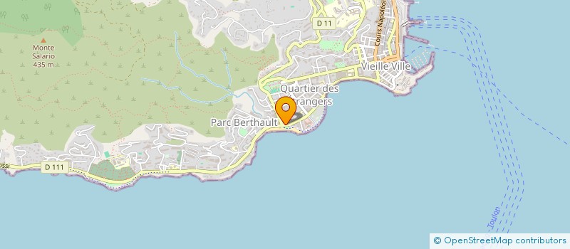 localisation de l'entreprise CERCLE MILITAIRE MIXTE GROSSETTI à AJACCIO
