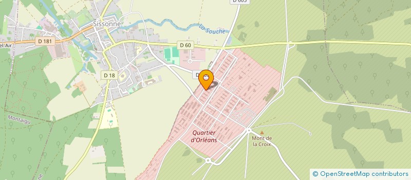 localisation de l'entreprise CERCLE MIXTE DE GARNISON à SISSONNE