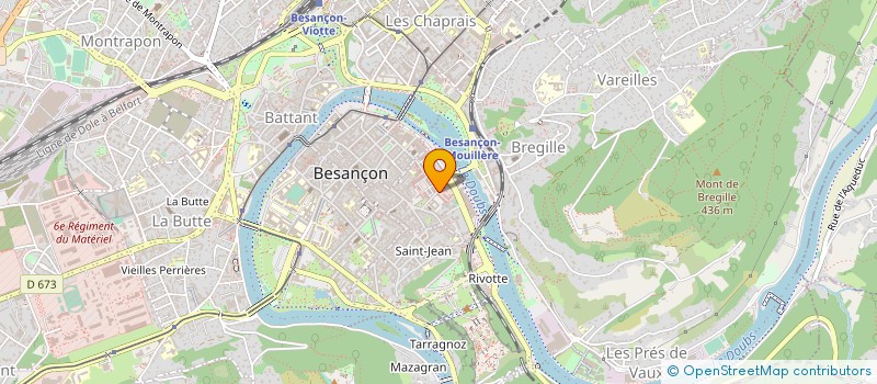 localisation de l'entreprise CERCLE MIXTE DE GARNISON à BESANCON