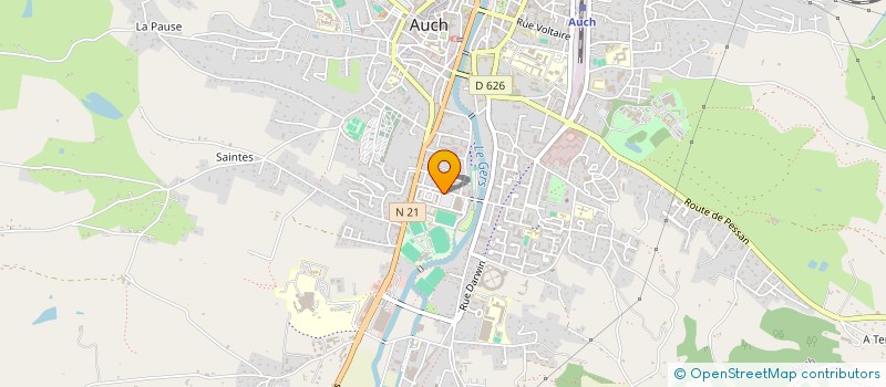localisation de l'entreprise CERCLE MIXTE DE GARNISON à AUCH