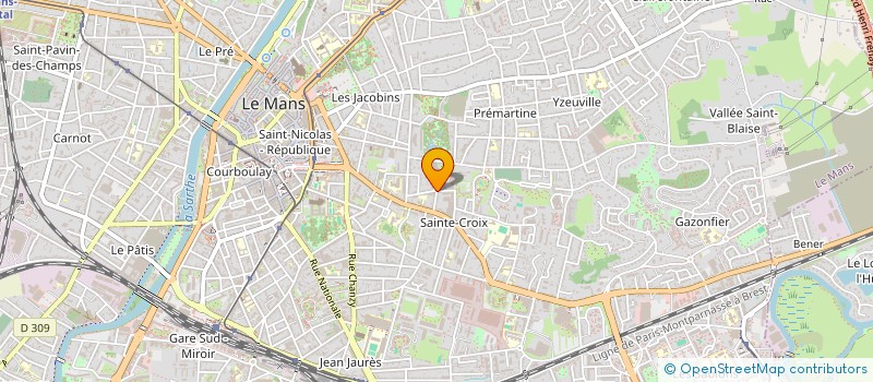 localisation de l'entreprise CERCLE MIXTE DE GARNISON à LE MANS