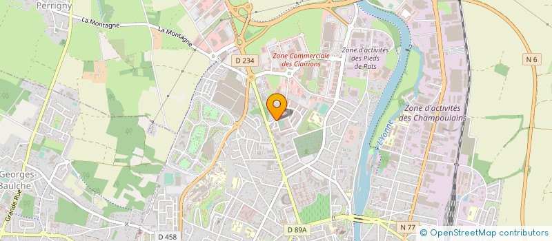 localisation de l'entreprise CERCLE MIXTE DE GENDARMERIE D AUXERRE à AUXERRE