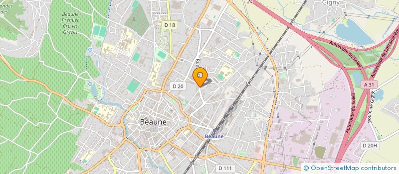 localisation de l'entreprise CERCLE MIXTE DE GENDARMERIE DE BEAUNE à BEAUNE