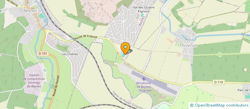 localisation de l'entreprise CERCLE MIXTE DE GENDARMERIE DE BEYNES à BEYNES