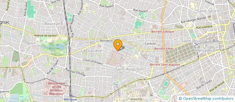 localisation de l'entreprise CERCLE MIXTE DE GENDARMERIE DE BORDEAUX à MERIGNAC