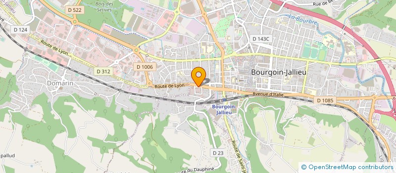 localisation de l'entreprise CERCLE MIXTE DE GENDARMERIE DE BOURGOIN JALLIEU à BOURGOIN-JALLIEU