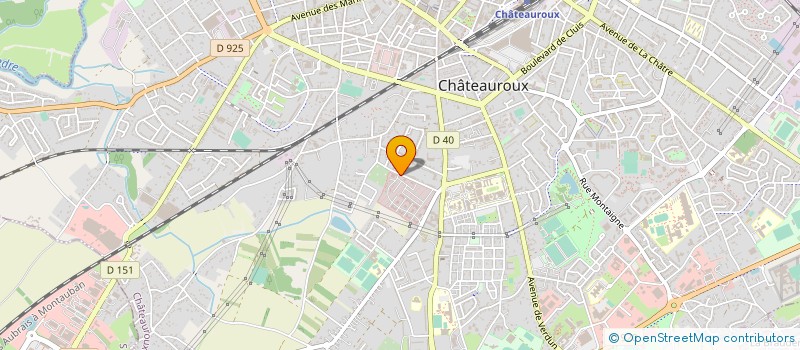 localisation de l'entreprise CERCLE MIXTE DE GENDARMERIE DE CHATEAUROUX à CHATEAUROUX