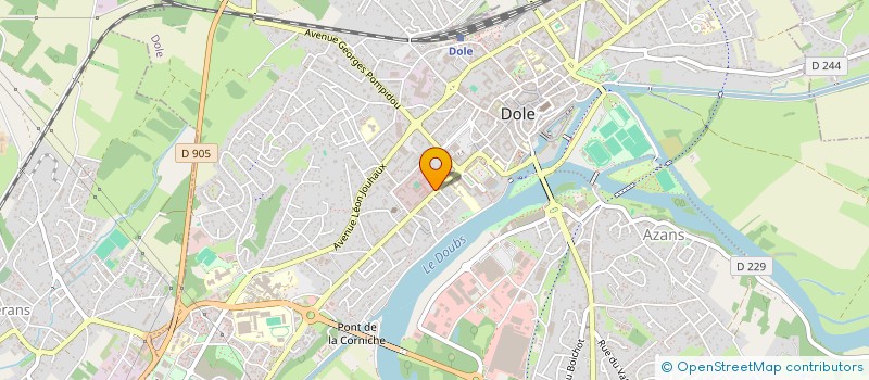 localisation de l'entreprise CERCLE MIXTE DE GENDARMERIE DE DOLE à DOLE
