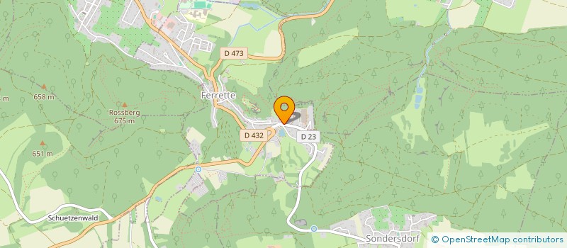 localisation de l'entreprise CERCLE MIXTE DE GENDARMERIE DE FERRETTE à FERRETTE