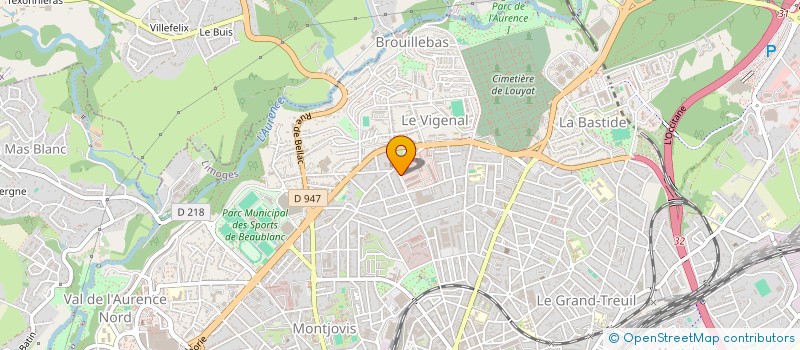 localisation de l'entreprise CERCLE MIXTE DE GENDARMERIE DE LIMOGES à LIMOGES