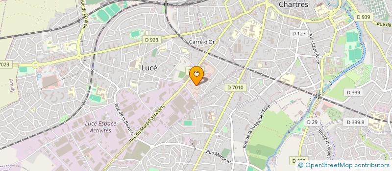 localisation de l'entreprise CERCLE MIXTE DE GENDARMERIE DE LUCE à LUCE