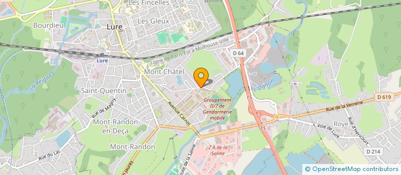localisation de l'entreprise CERCLE MIXTE DE GENDARMERIE DE LURE à LURE