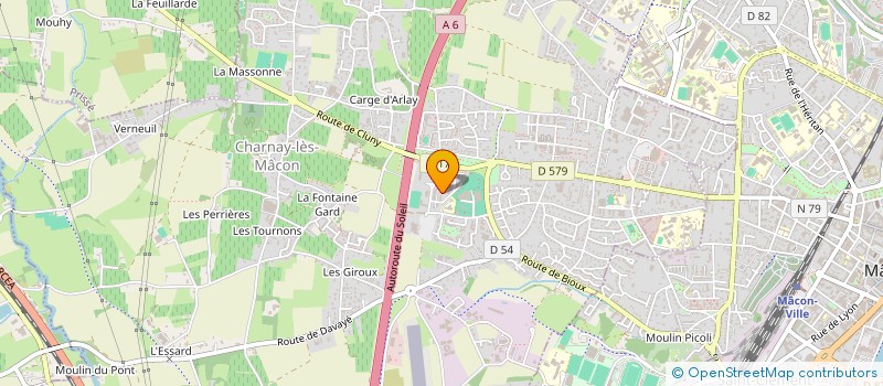localisation de l'entreprise CERCLE MIXTE DE GENDARMERIE DE MACON à CHARNAY-LES-MACON