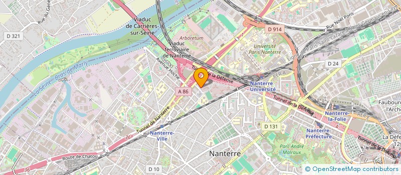 localisation de l'entreprise CERCLE MIXTE DE GENDARMERIE DE NANTERRE à NANTERRE