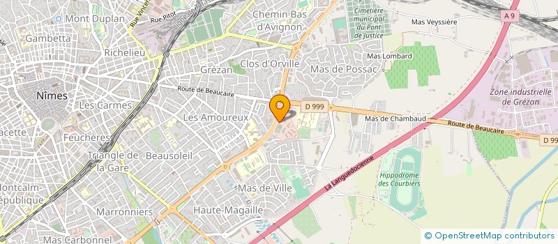 localisation de l'entreprise CERCLE MIXTE DE GENDARMERIE DE NIMES à NIMES