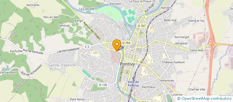 localisation de l'entreprise CERCLE MIXTE DE GENDARMERIE DE PONTIVY à PONTIVY