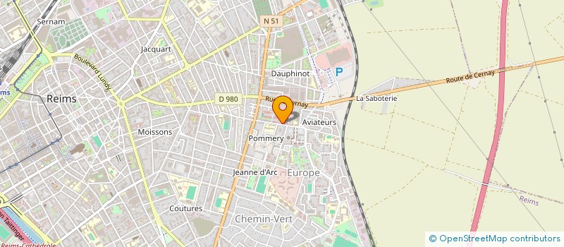 localisation de l'entreprise CERCLE MIXTE DE GENDARMERIE DE REIMS à REIMS