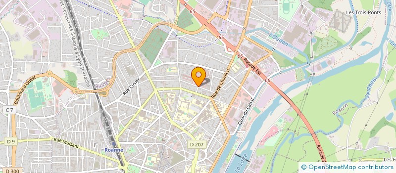 localisation de l'entreprise CERCLE MIXTE DE GENDARMERIE DE ROANNE à ROANNE
