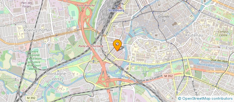 localisation de l'entreprise CERCLE MIXTE DE GENDARMERIE DE STRASBOURG  STRASBOURG
