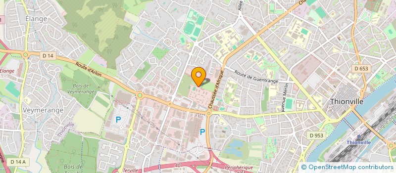 localisation de l'entreprise CERCLE MIXTE DE GENDARMERIE DE THIONVILLE à THIONVILLE