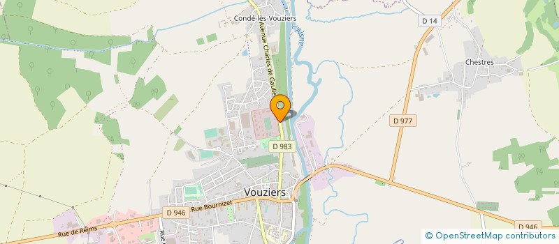 localisation de l'entreprise CERCLE MIXTE DE GENDARMERIE DE VOUZIERS à VOUZIERS