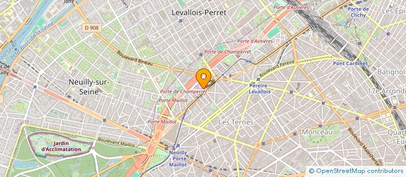 localisation de l'entreprise CERCLE MIXTE DE LA BRIGADE DE SAPEURS-POMPIERS DE PARIS à PARIS 17