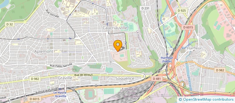 localisation de l'entreprise CERCLE MIXTE DE LA GENDARMERIE DU HAVRE à LE HAVRE