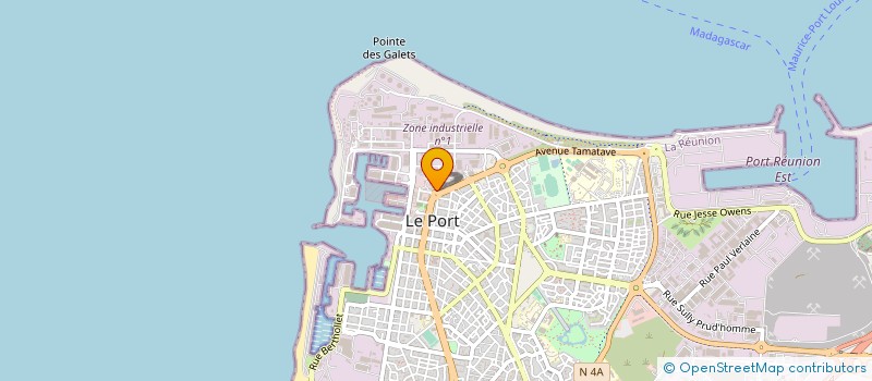 localisation de l'entreprise CERCLE MIXTE DE LA MARINE A LA REUNION à LE PORT