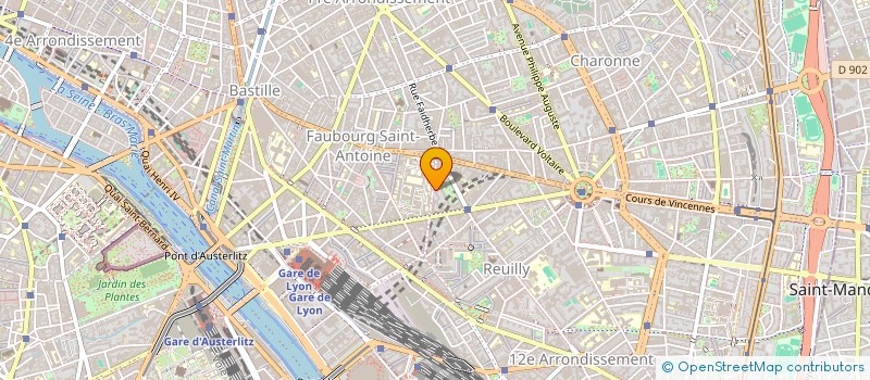 localisation de l'entreprise CERCLE MIXTE DE REUILLY à PARIS