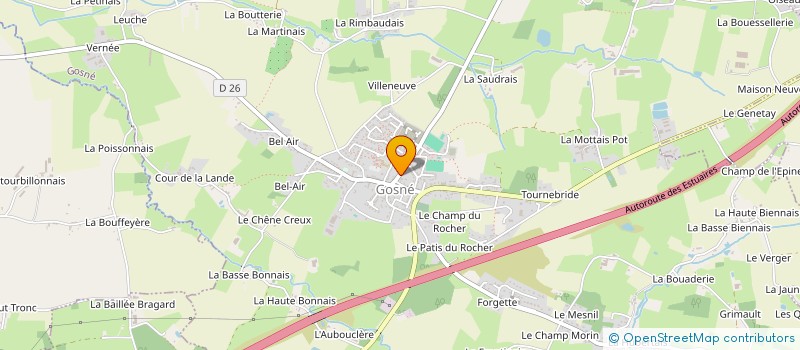 localisation de l'entreprise CERCLE MIXTE DU 11 EME RAMA à SAINT-AUBIN-DU-CORMIER
