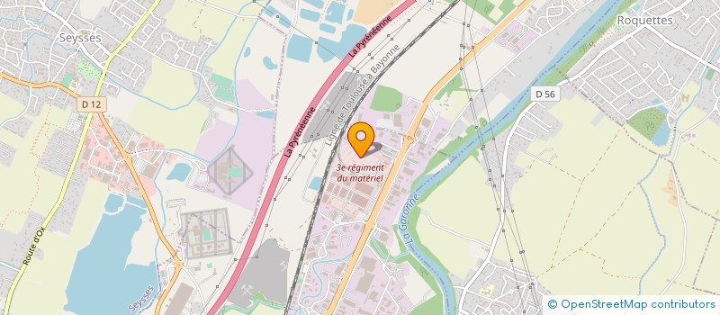 localisation de l'entreprise CERCLE MIXTE DU 3EME REGIMENT DU MATERIEL à MURET