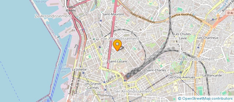 localisation de l'entreprise CERCLE MIXTE ERIC BLANC DU BATAILLON MARINS POMPIERS DE MARSEILLE à MARSEILLE
