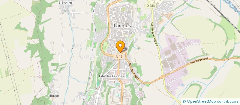 localisation de l'entreprise CERCLE MIXTE GARNISSON à LANGRES