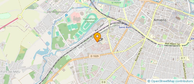localisation de l'entreprise CERCLE MIXTE GENDARMERIE AMIENS  AMIENS