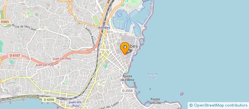localisation de l'entreprise CERCLE MIXTE GENDARMERIE ANTIBES à ANTIBES