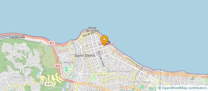 localisation de l'entreprise CERCLE MIXTE GENDARMERIE DE SAINT-DENIS à SAINT-DENIS