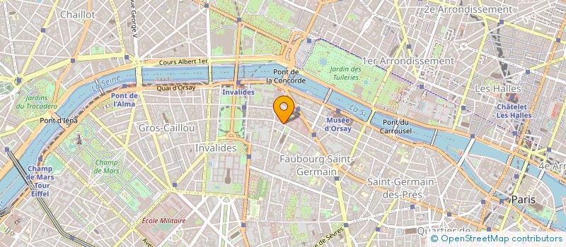 localisation de l'entreprise CERCLE MIXTE SAINT DOMINIQUE à PARIS
