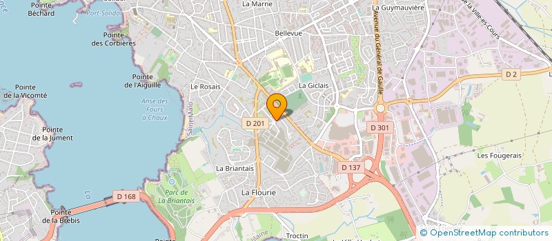 localisation de l'entreprise CERCLE MIXTE SAINT MALO à SAINT-MALO