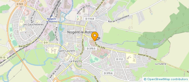 localisation de l'entreprise CERCLE MIXTE UNITE SECURITE CIVILE N°1 à NOGENT-LE-ROTROU