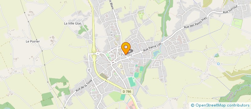 localisation de l'entreprise CERCLE  MOD KOZH DE L'IC   PORDIC