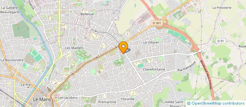 localisation de l'entreprise CERCLE MONTESQUIEU DU MANS  LE MANS