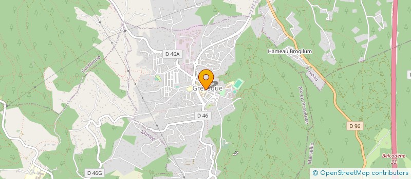 localisation de l'entreprise CERCLE MUSICAL AMIS REUNIS BAR  GREASQUE