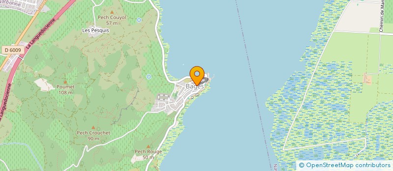 localisation de l'entreprise CERCLE NAUTIQUE DE BAGES  BAGES