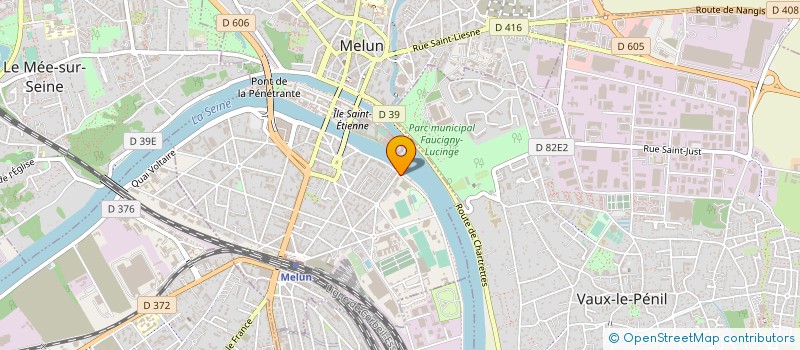 localisation de l'entreprise CERCLE NAUTIQUE DE MELUN AVIRON à MELUN